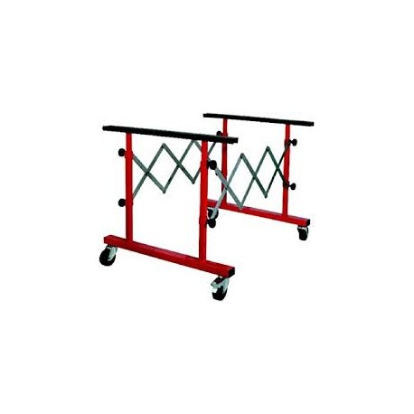 Support Tréteau carrosserie modulable sur roulette